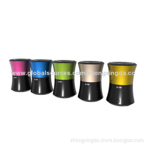 2014 newest private model mini round wireless Bluetooth speaker for iPad/mobile with touch control